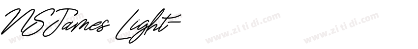 NSJames Light字体转换